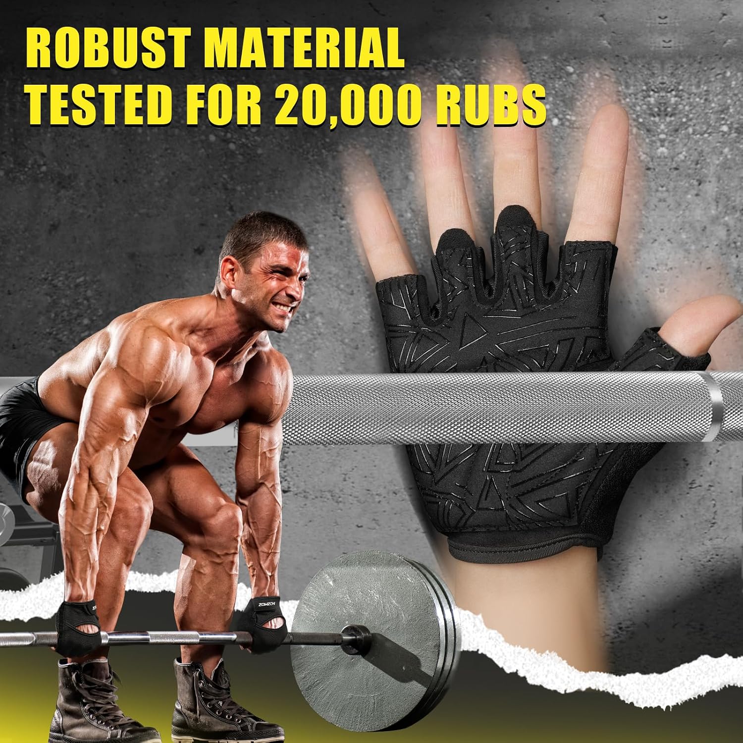Weight Lifting Gloves — Padded, Ventilated