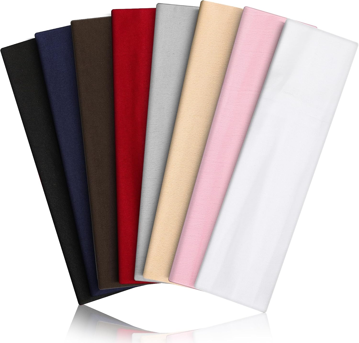 Non-Slip Sports Headbands — 8 Pack