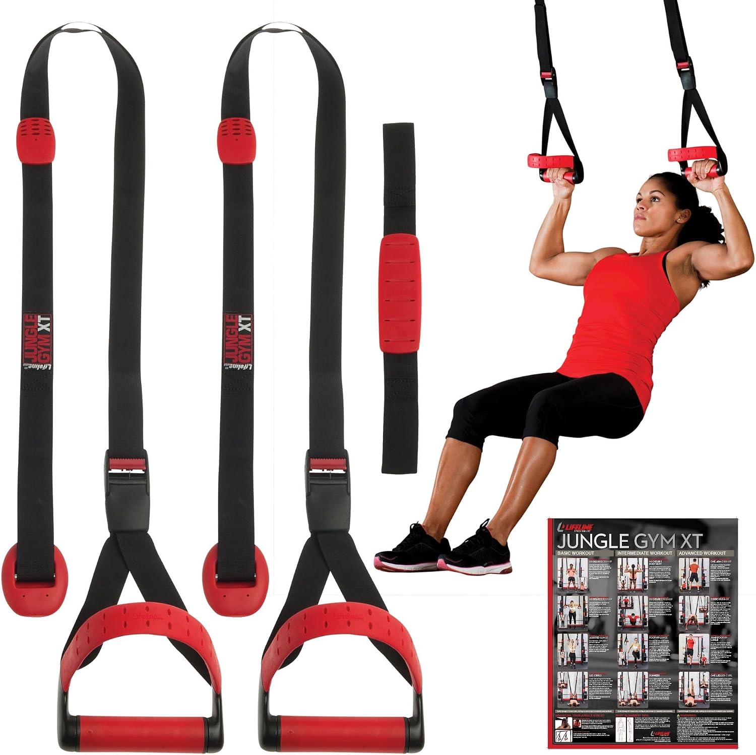 Bodyweight Suspension Trainer — Split Anchor System