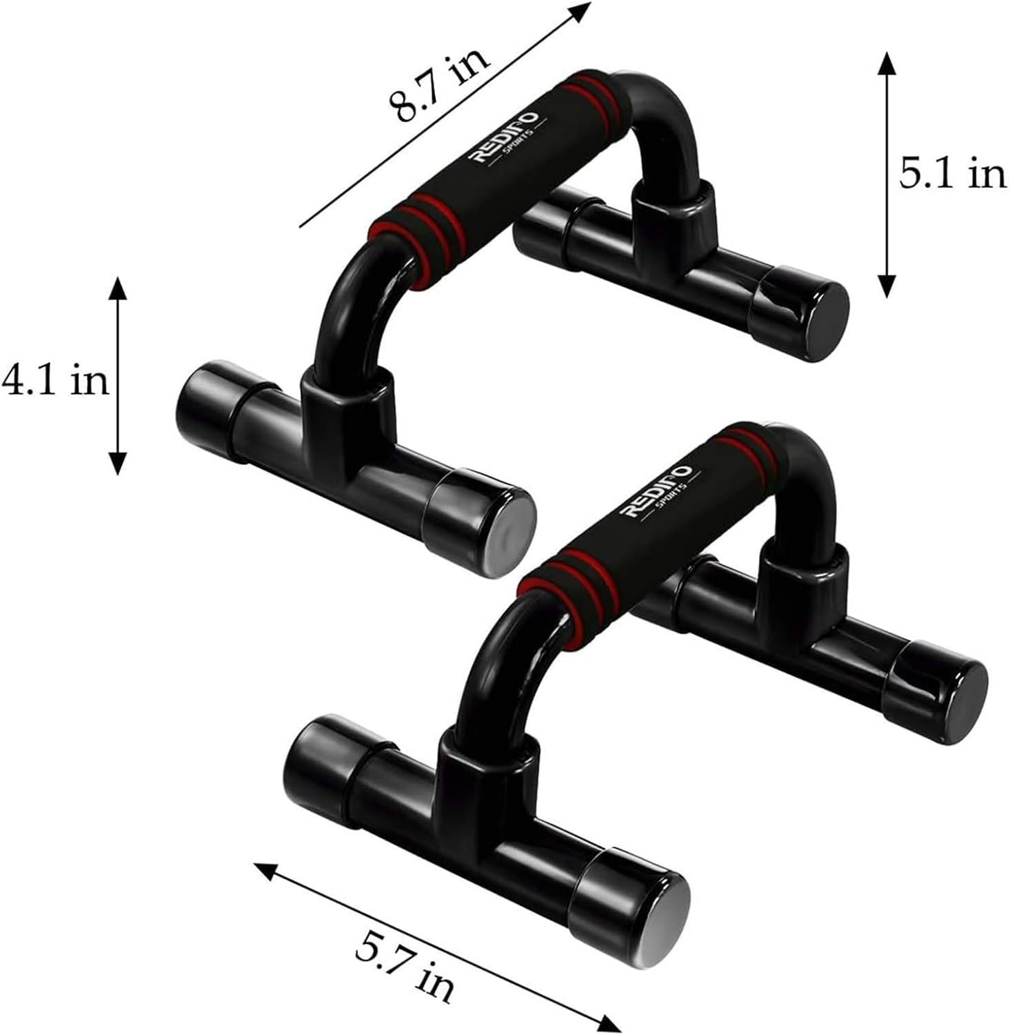 Push-Up Bars — Ergonomic, Anti-Slip Base