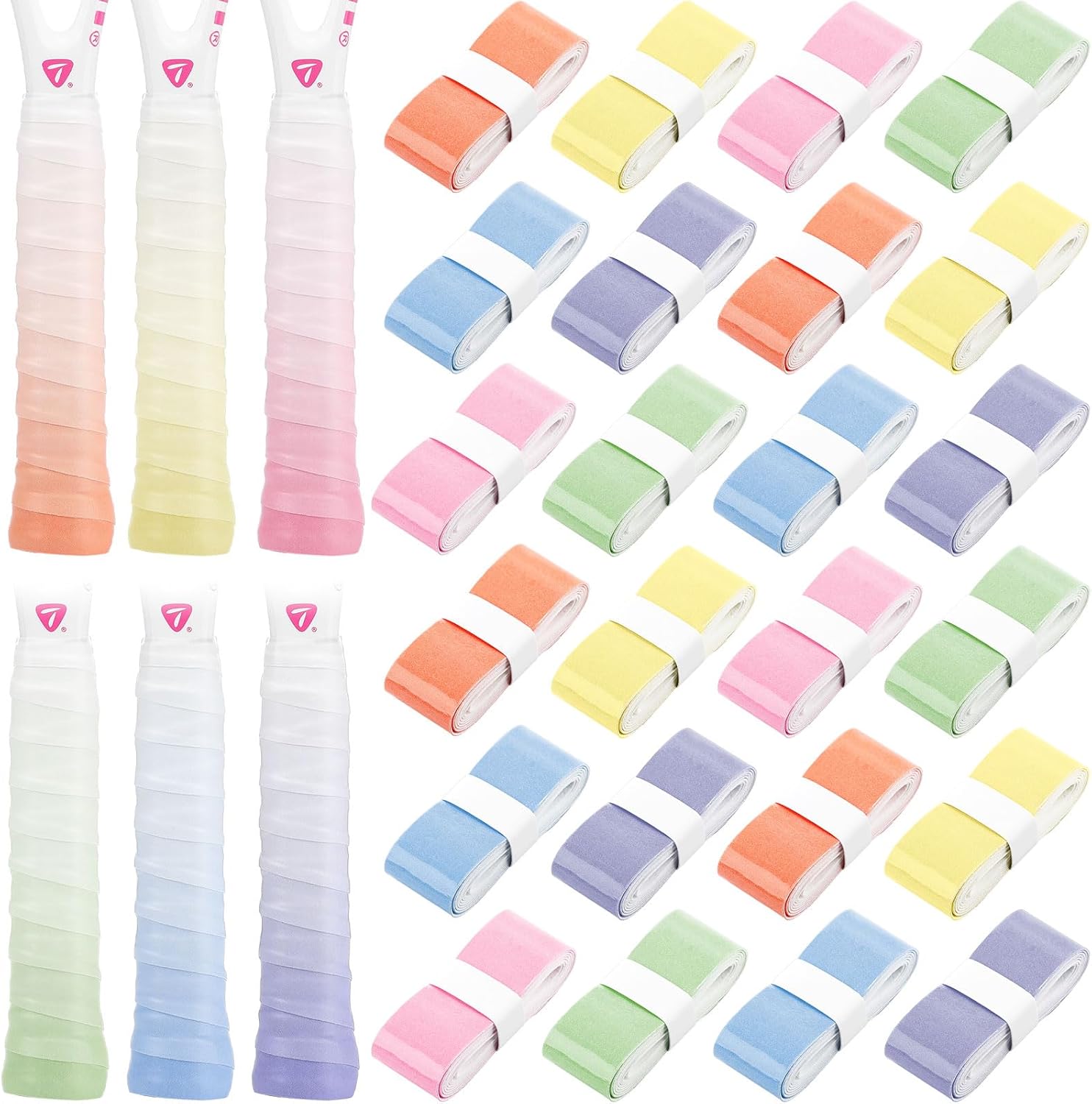Racquet Overgrip Tape — Pre-Cut Multipack