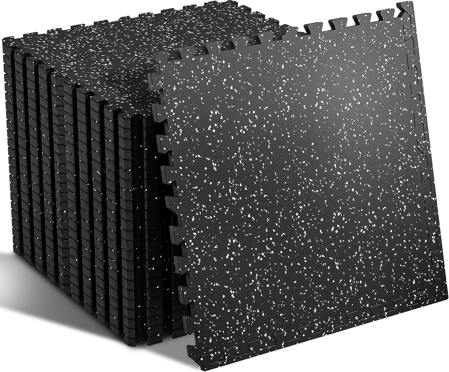 Rubber Gym Flooring — 96 sq ft, 14 mm Thick
