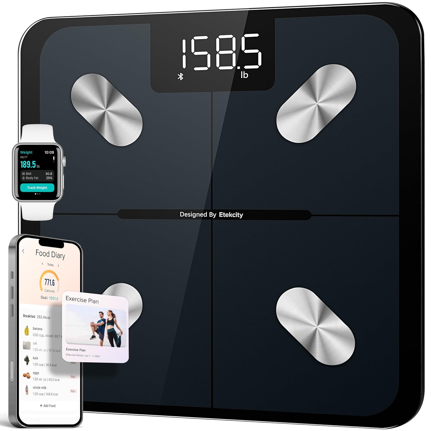 Smart Body Composition Scale — Bluetooth App